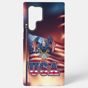 Patriotic American Bald Eagle Samsung Galaxy Case