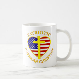Patriotic American Christian Coffee Mug