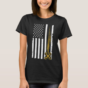 Patriotic American Drone Pilot Videographer Us Fla T-Shirt