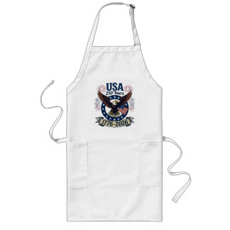 Patriotic American Eagle 250 Years 1776-2026 Long Apron