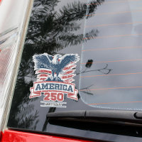 Patriotic American Eagle Happy 250th Anniversary