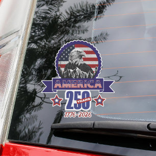 Patriotic American Eagle Happy 250th Anniversary