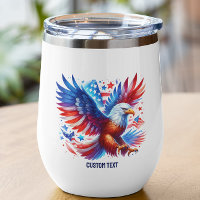 Patriotic American Eagle Red White Blue
