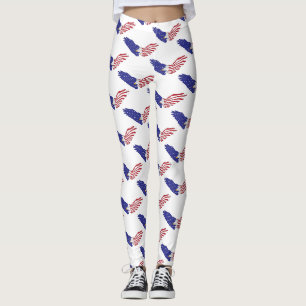 Patriotic American Eagle Thunder_Cove Leggings