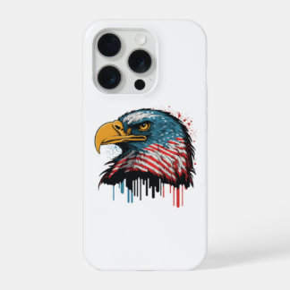 Patriotic American Eagle USA Independence Day iPhone 15 Pro Case