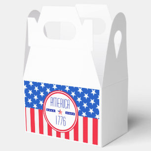 Patriotic American Favor Box