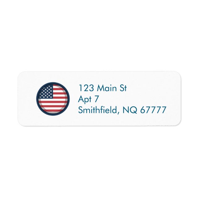 Patriotic American Flag  (Front)
