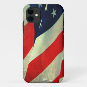 Patriotic American Flag Apple iPhone 11 Tough Case