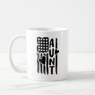 Patriotic American Flag Aunt Coffee Mug