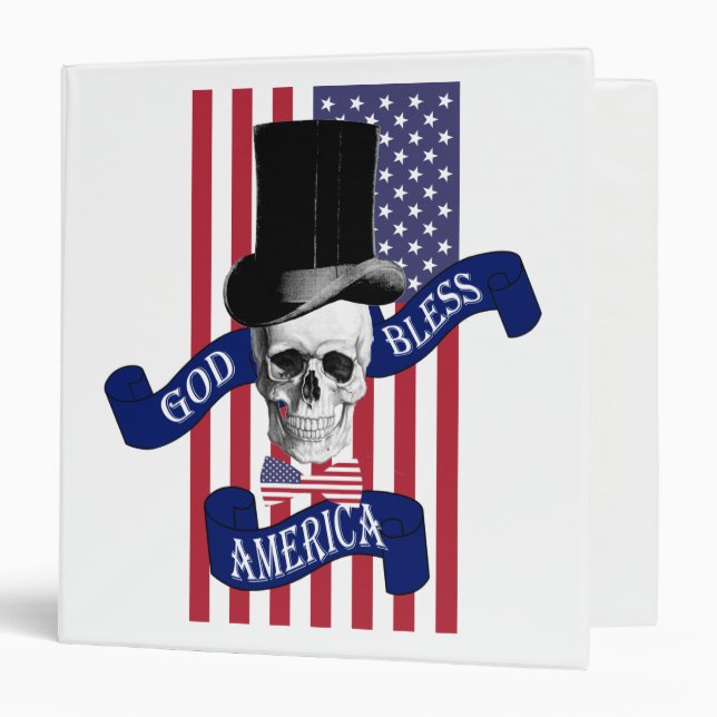 Patriotic American flag Binder (Front/Inside)