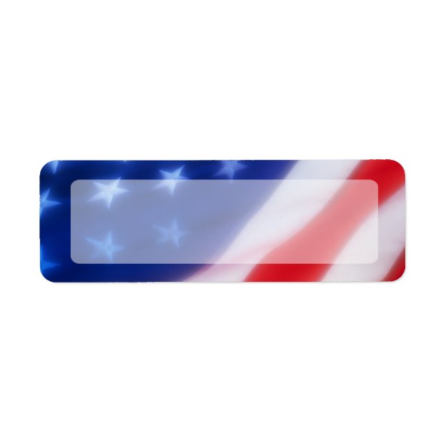 Patriotic American Flag Blank (Front)