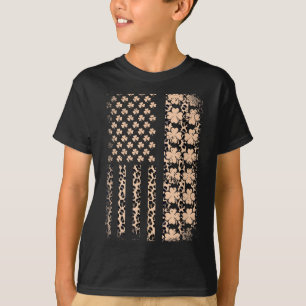 Patriotic american flag leopard shamrock stPatriot T-Shirt