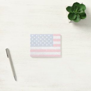 Patriotic American Flag Post-it Notes