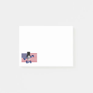 Patriotic American flag Post-it Notes
