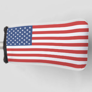 PATRIOTIC AMERICAN FLAG PUTTER GOLF HEAD COVER