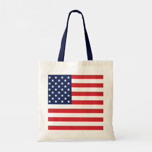 Patriotic American Flag Stars and Stripes  Tote Bag