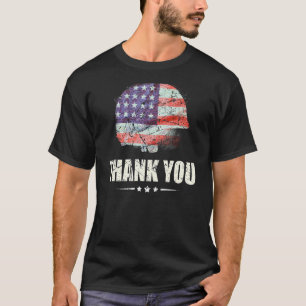Patriotic American Flag Thank You Men Women Kid Gi T-Shirt