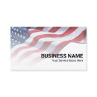 Patriotic American Flag Veteran Service