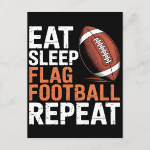 Patriotic American Football Helmet USA Flag Postcard