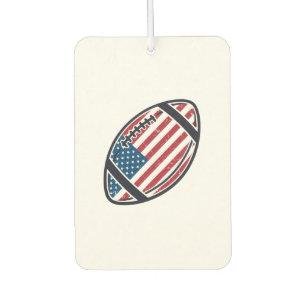 Patriotic American Football Vintage Vector Design_ Air Freshener