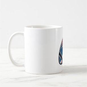 Patriotic American Football Vintage Vector Design_ Coffee Mug