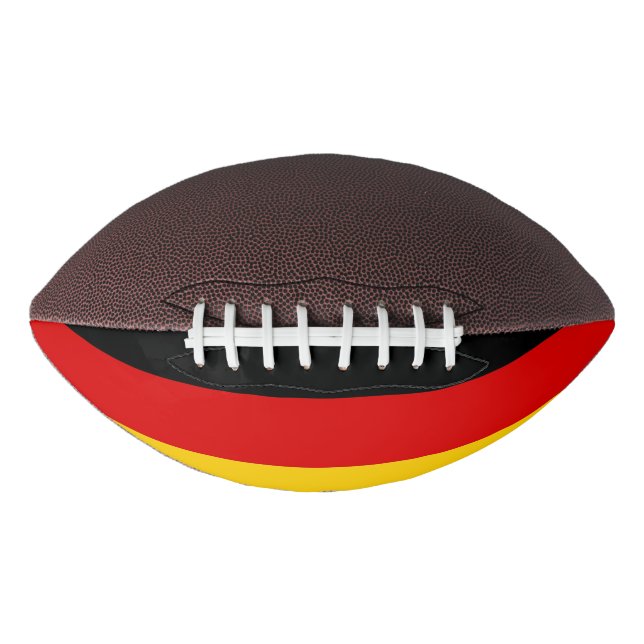 Patriotic american football with flag of Germany (Front)