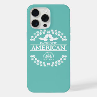 PATRIOTIC AMERICAN | GOD FAMILY COUNTRY FREEDOM iPhone 15 PRO MAX CASE