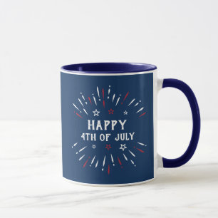 Patriotic American Independence Day 4th Of July Mug