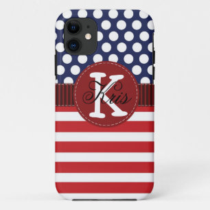 Patriotic American iPhone Case Personalized