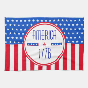 Patriotic American Kitchen Towel
