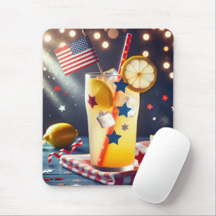 Patriotic American Lemonade Mouse Pad
