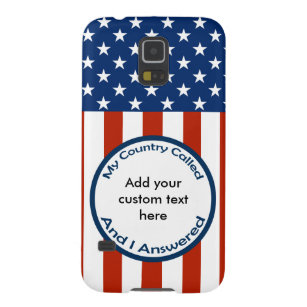 [Patriotic American]  Military Veteran My Country Galaxy S5 Case