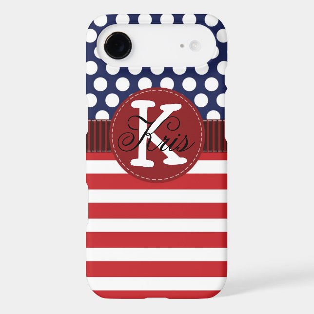 Patriotic American Personalized Case-Mate Samsung Galaxy Case (Back)