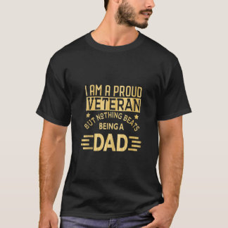 Patriotic American Proud Veteran Nothing Beats Bei T-Shirt