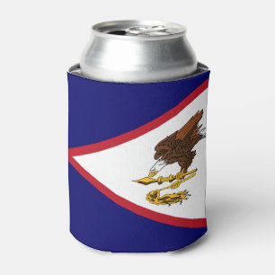 Patriotic American Samoa Flag Can Cooler