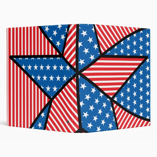 Patriotic American star Binder (Background)