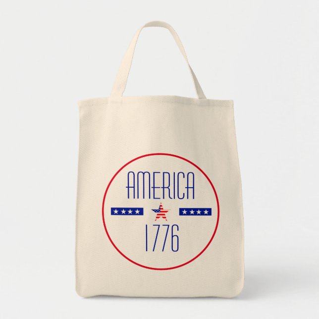 Patriotic American   Tote Bag (Front)