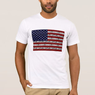 Patriotic American U.S.A. Flag of United States T-Shirt