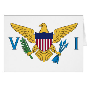 Patriotic American Virgin Islands Flag