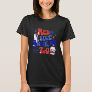 Patriotic And Pregnant Baby Reveal 4th Of July Pre T-Shirt