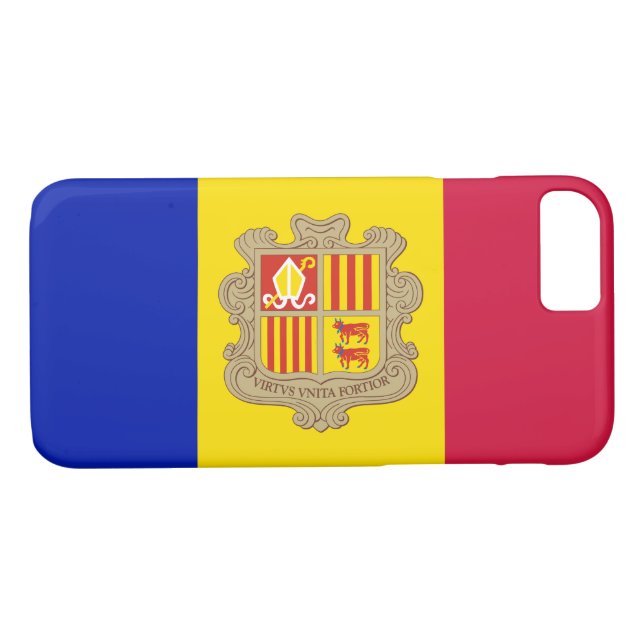 Patriotic Andorra Flag Case-Mate iPhone Case (Back (Horizontal))