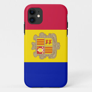 Patriotic Andorra Flag iPhone 11 Case