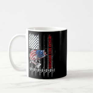 Patriotic Anglers American B Pro Whisperer Fisherm Coffee Mug
