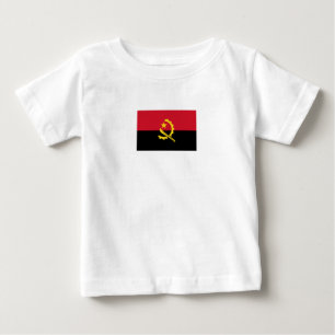 Patriotic Angolan Flag Baby T-Shirt