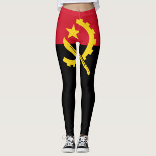 Patriotic Angolan Flag Leggings