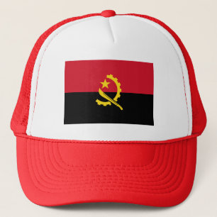 Patriotic Angolan Flag Trucker Hat
