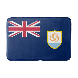 Patriotic Anguilla Flag Bath Mat
