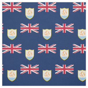 Patriotic Anguilla Flag Fabric