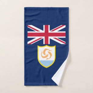 Patriotic Anguilla Flag Hand Towel