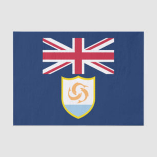 Patriotic Anguilla Flag Tissue Paper